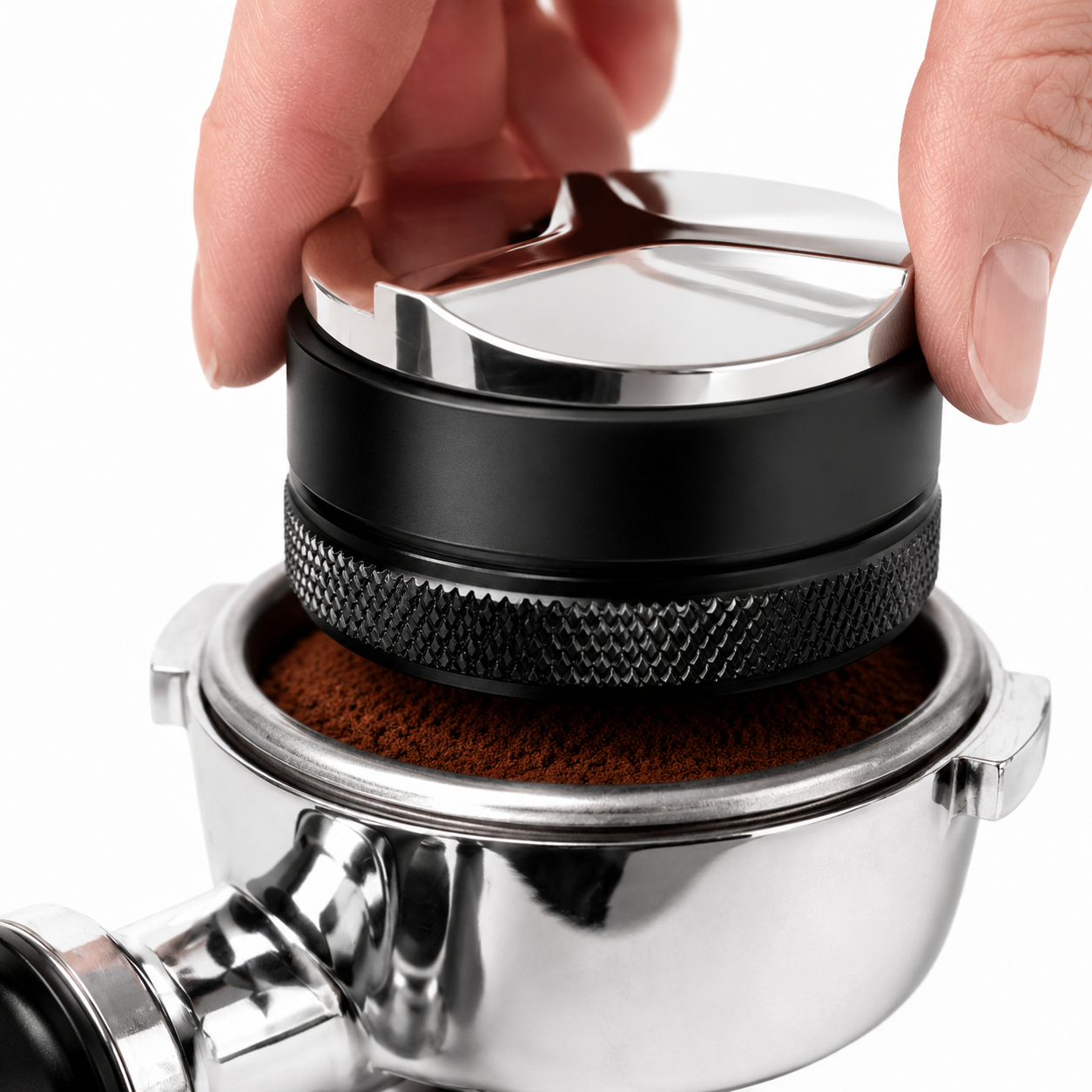 Tamper Distribuidor Nivelador Maquina Espresso de Cafe 51 mm Ajustable