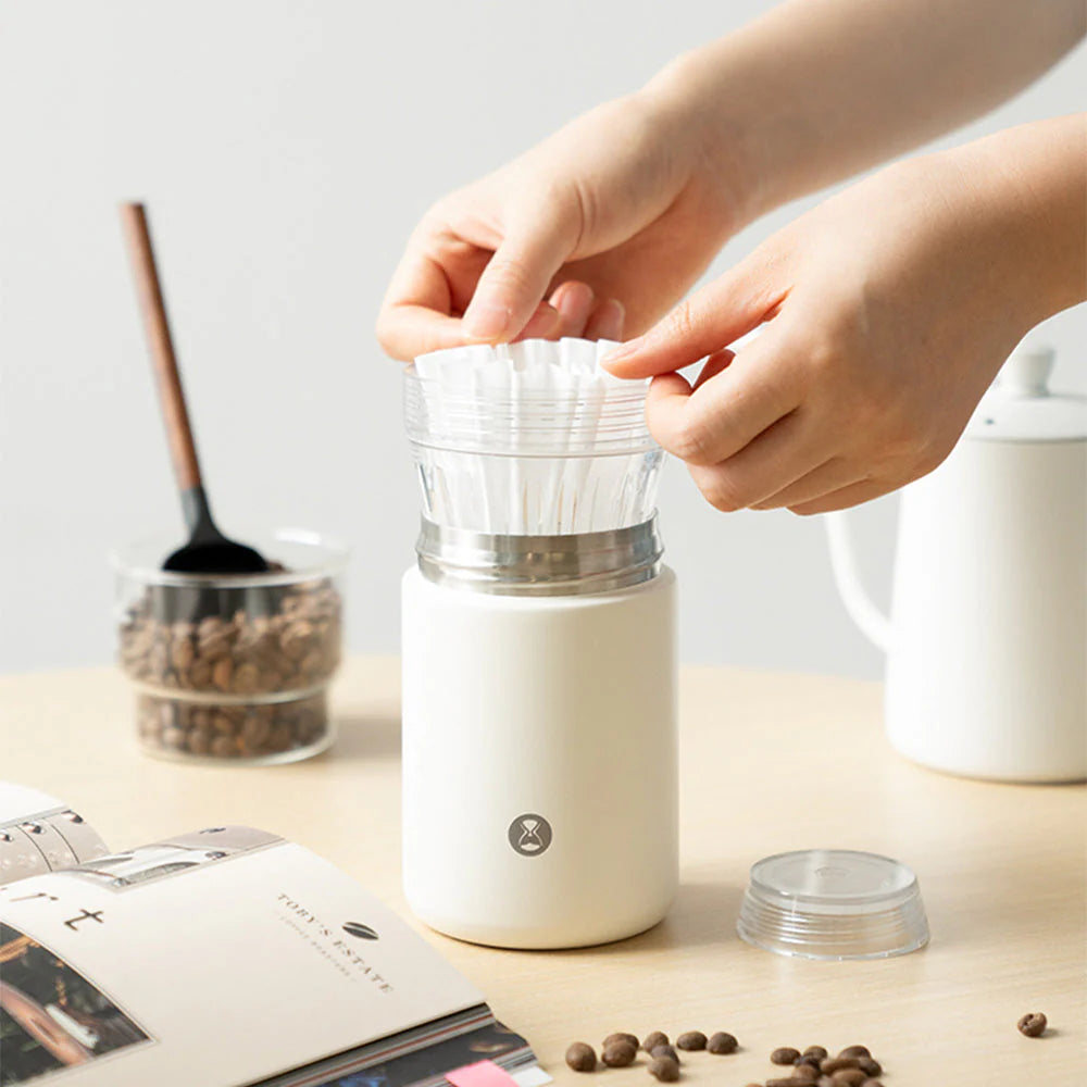 Kit Cafetera Goteo Portatil TIMEMORE B75 Wave Coffee Dripper Crystal Eye Travel Brewer