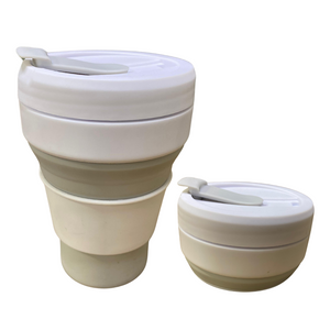 Vaso En Silicona Reutilizable Retráctil 350ml