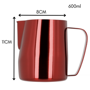 Jarra Cremadora de Barismo Roja 350ml / 600ml