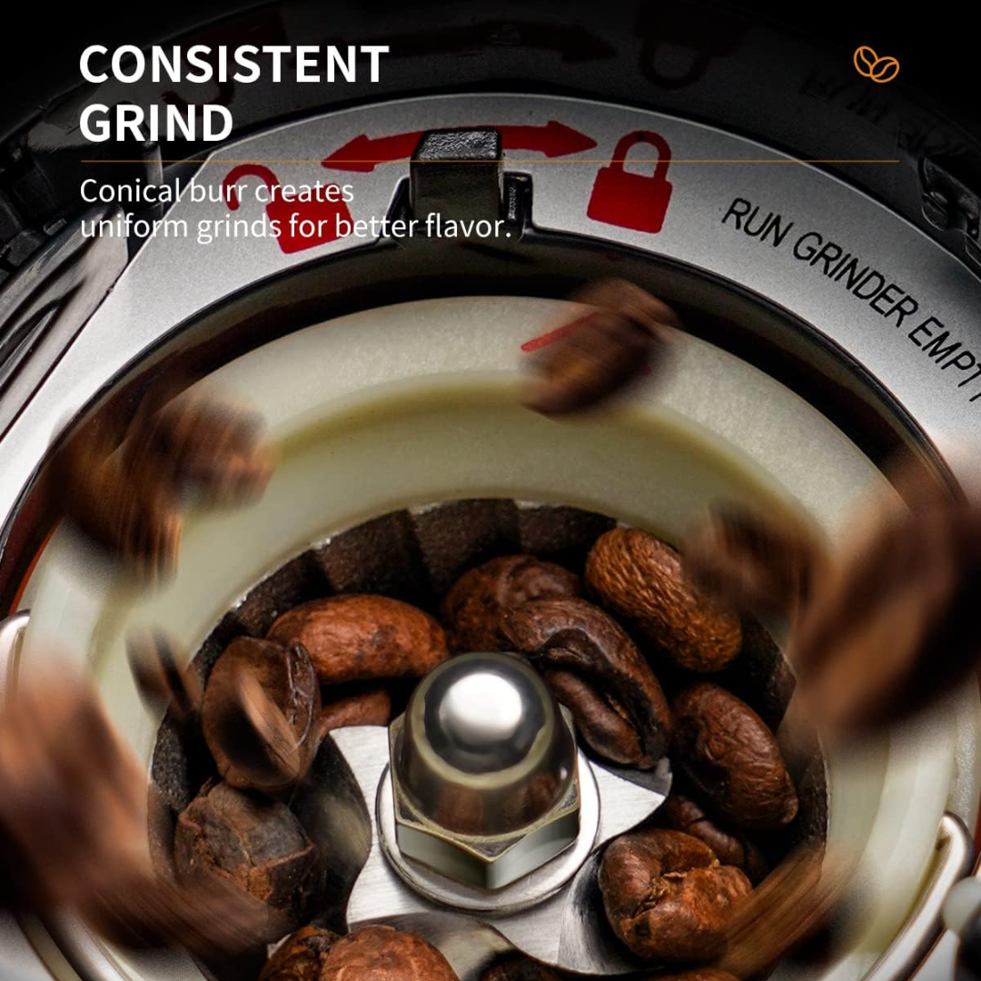 Molino SHARDOR Conico Electrico Didital Ajustable con Temporizador