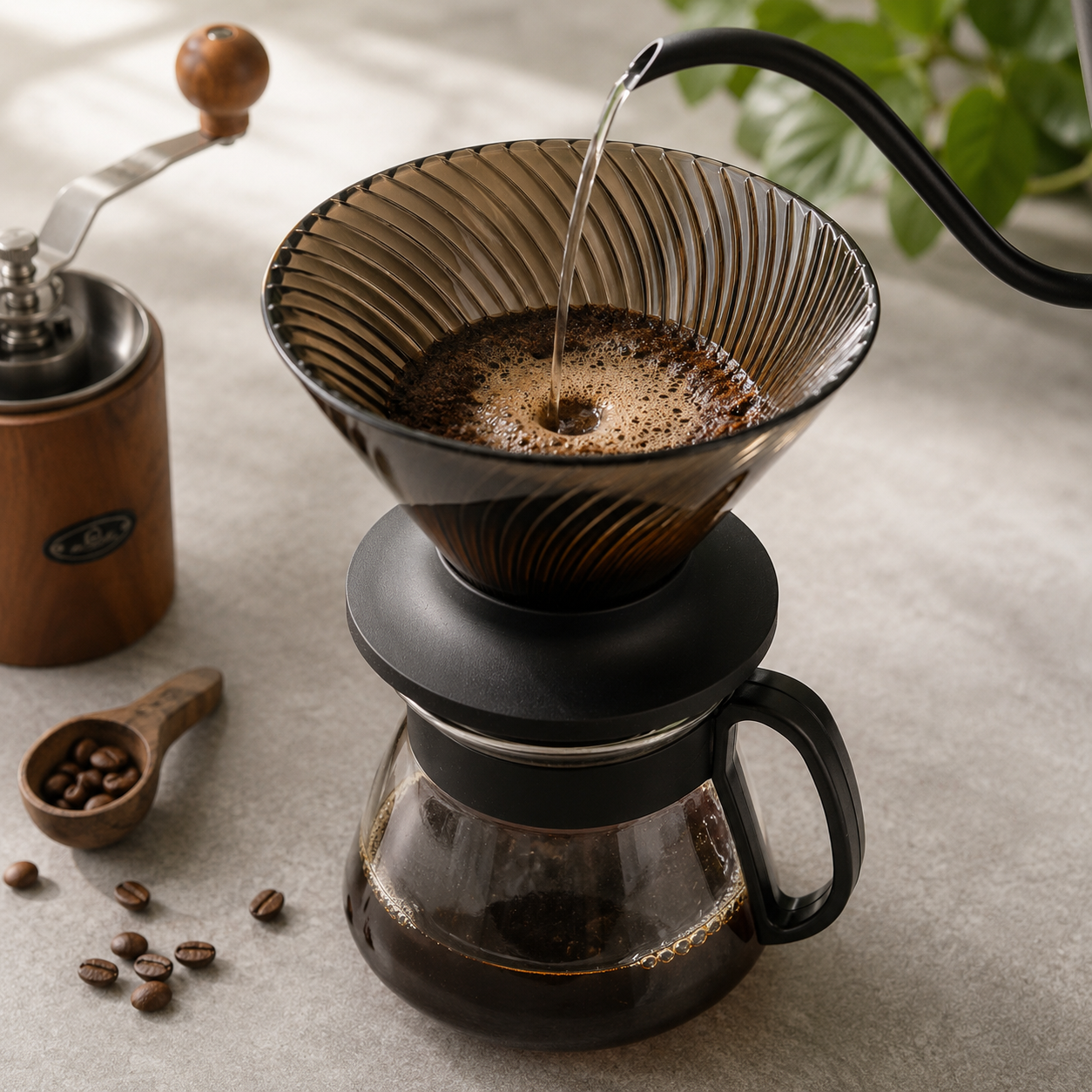 Kit HARIO V60 NEO 02 con Server y Filtros Originales x100