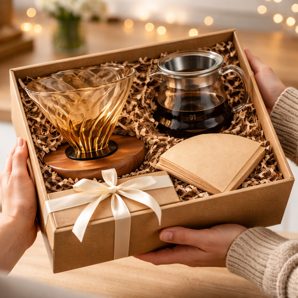 |Kit Gold| Cafetera Filtrado Dripper V60 Jarra Filtros Papel Tamaño 01