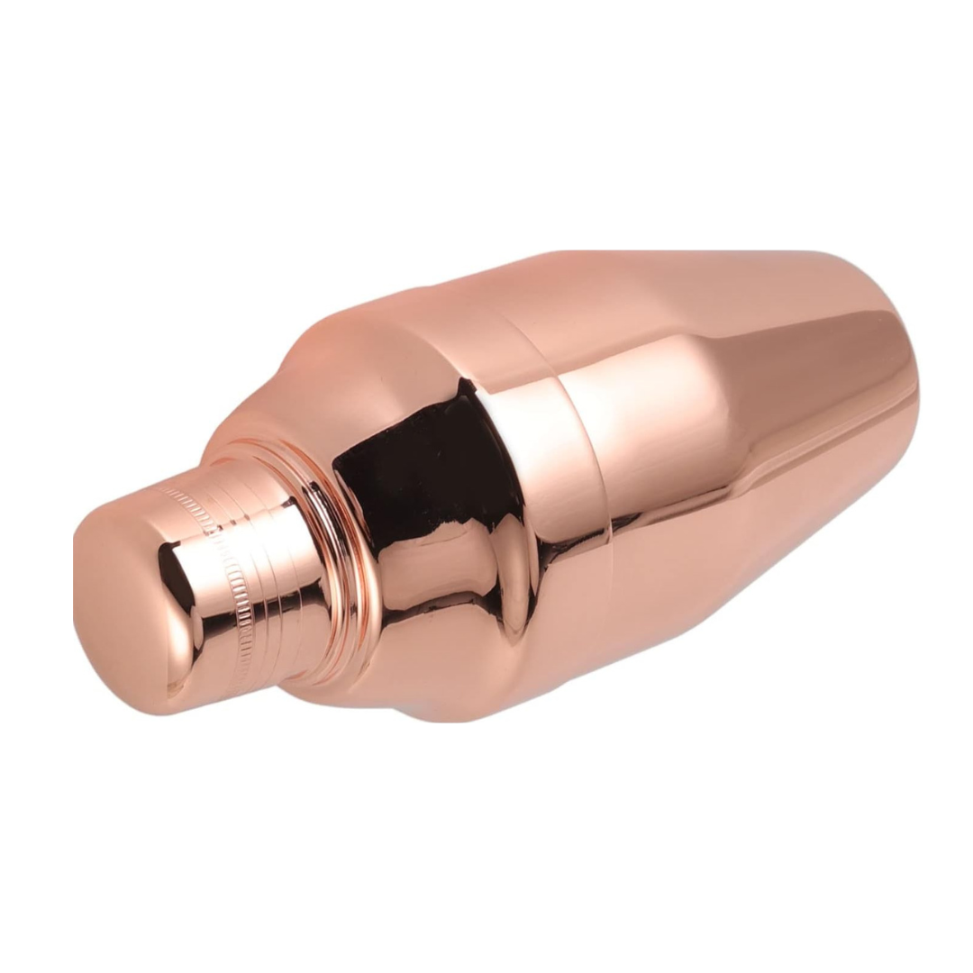 Mezclardor Oro Rosa Shaker Coctelera con Colador y Tapa 550ml