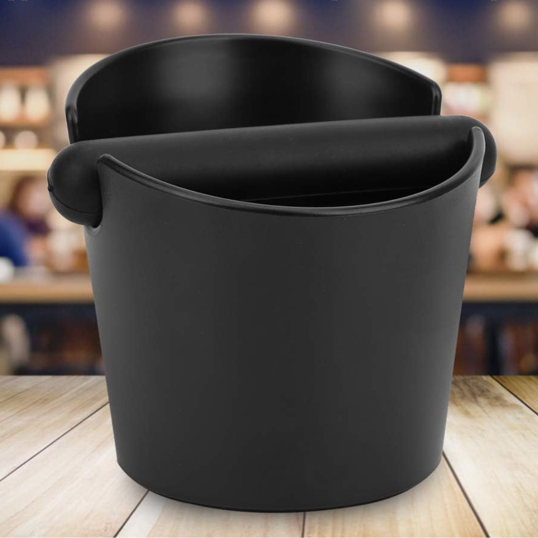 Azafate Caja de Golpe para Residuos de Café Negra