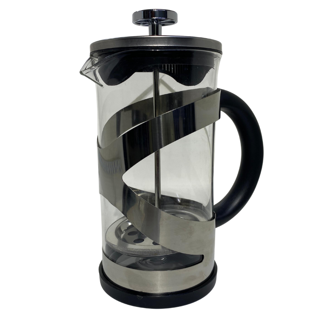 Prensa Francesa Acero Inoxidable, Base Plástica y Vidrio Borosilicato 600 ml