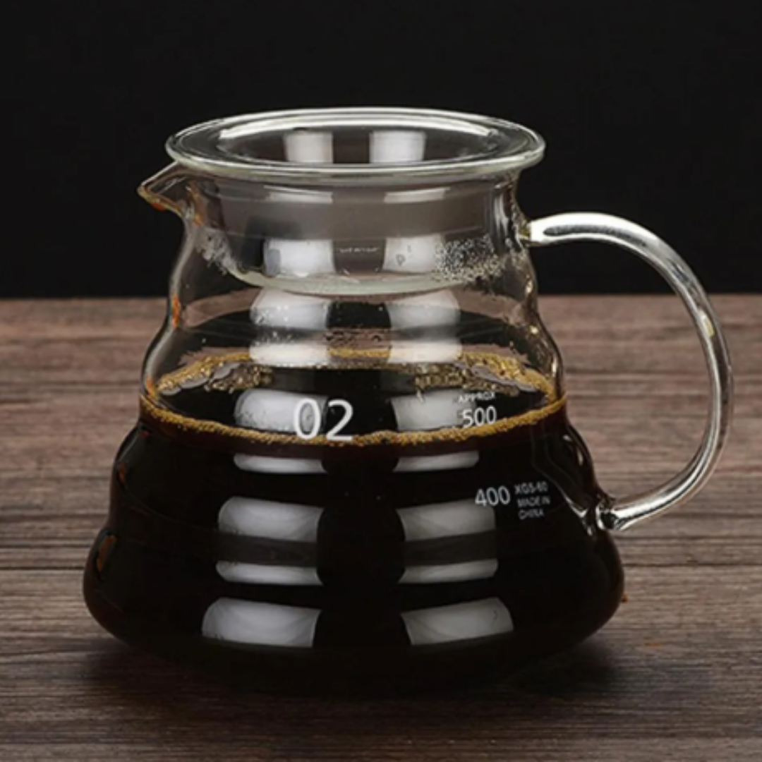 Server de Café 600ml Cristal Borosilicato de Alta Calidad