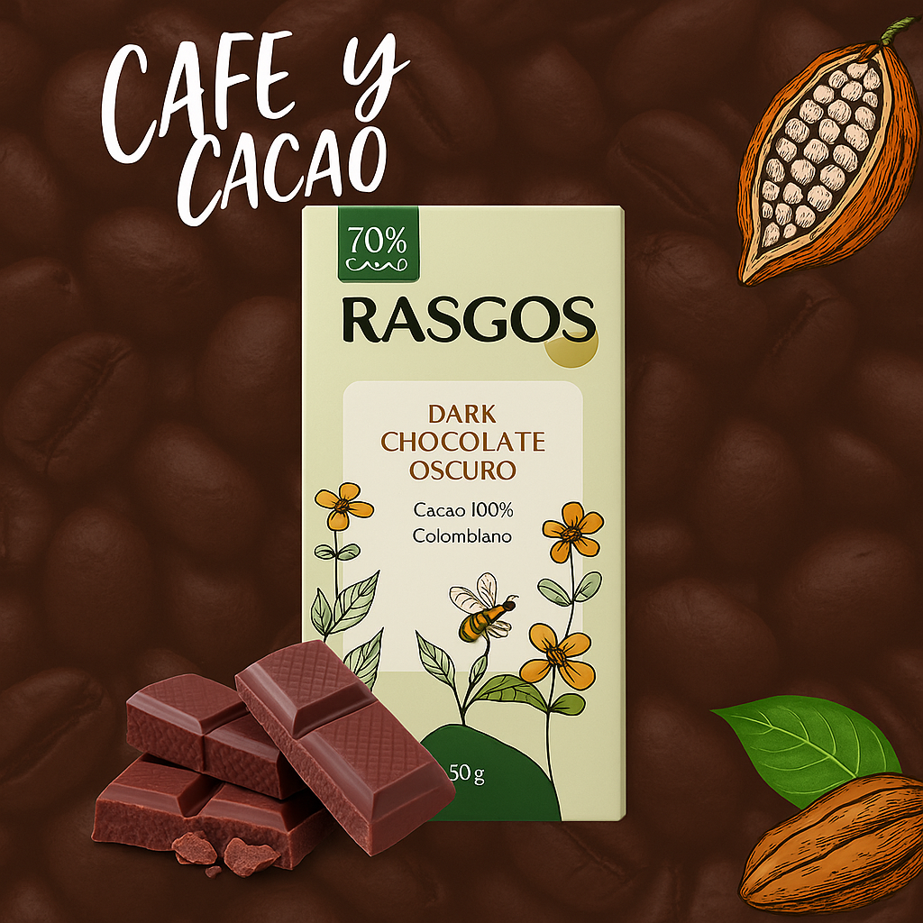 Kit Prensa Viajera 350ml | Cafe Especial Insignia 250gr + Chocolatina de Cacao y Café