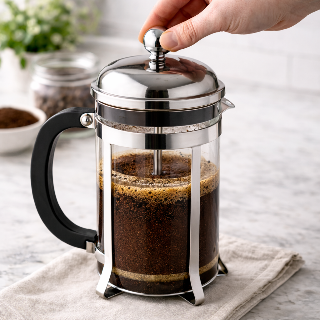 Cafetera Prensa Francesa Acero Inoxidable 350ml
