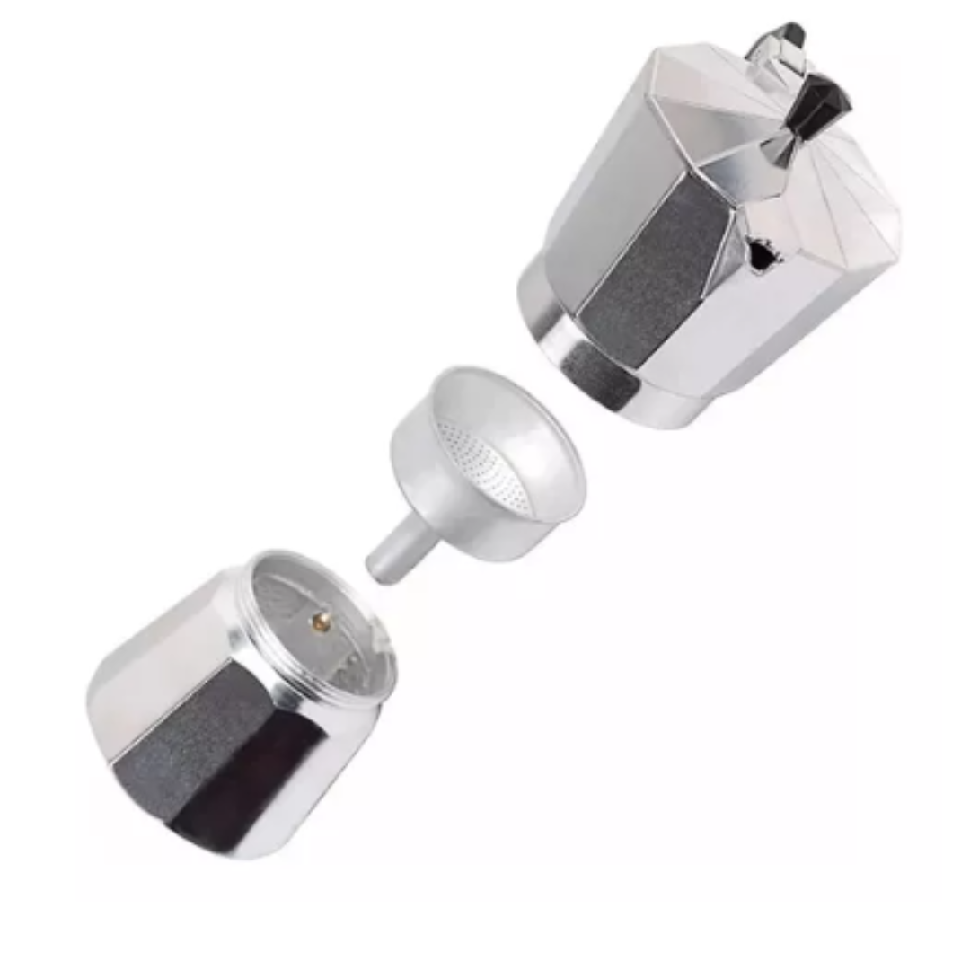 Cafetera Moka Italiana 6 Tazas de Aluminio – 300 ml