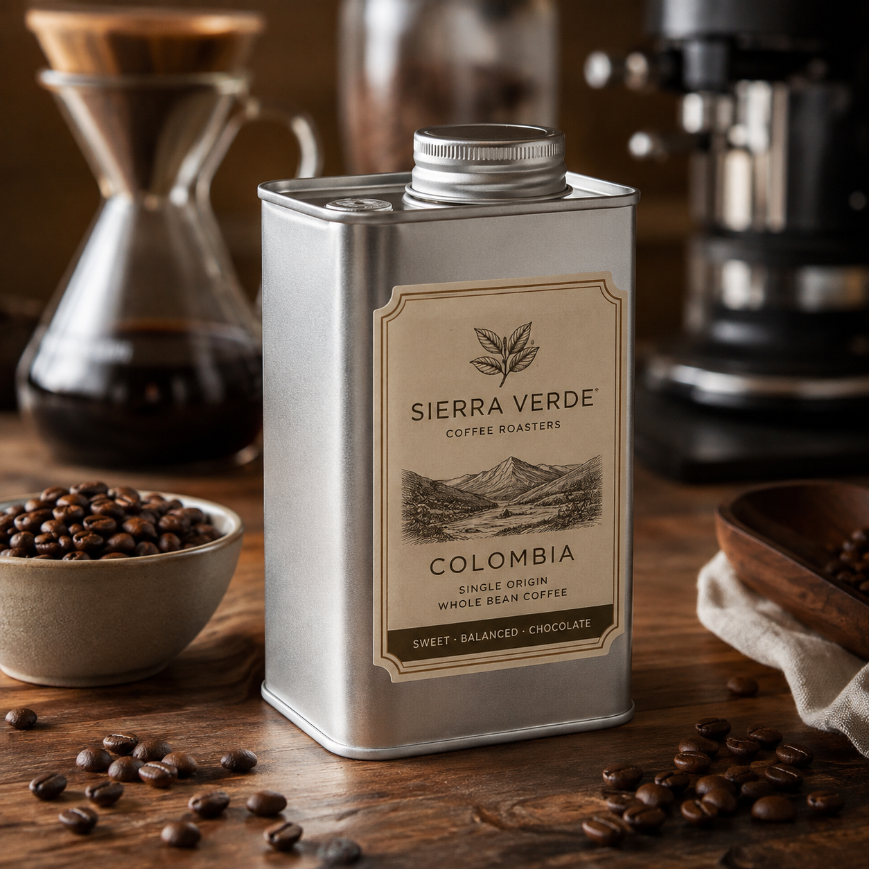 Lata Cabilock para Café 300 g | Empaque Cafe Especial
