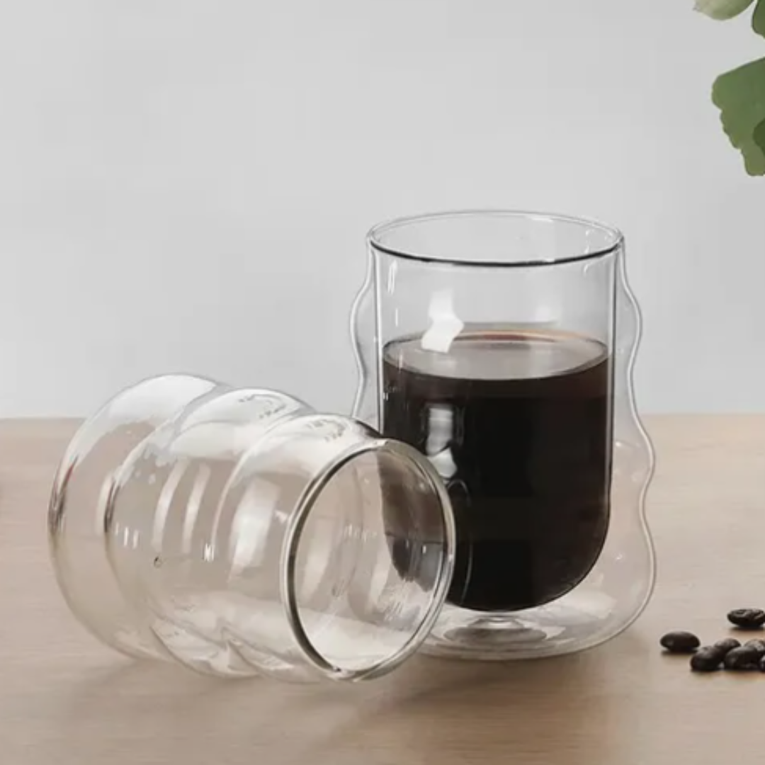 Taza Doble Pared Borosilicato 400ml