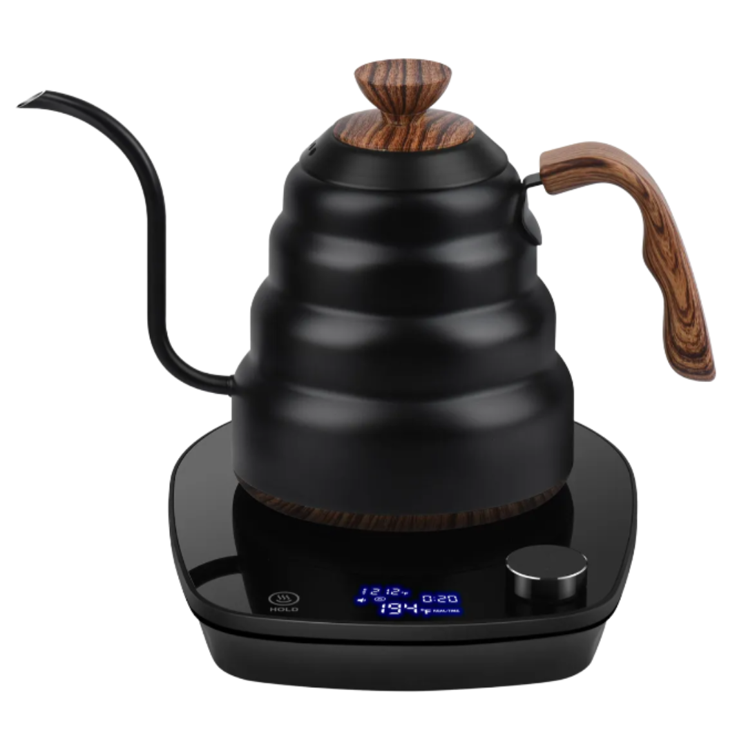 Hervidor Eléctrico Negro Cuello de Cisne 1 L para Barismo