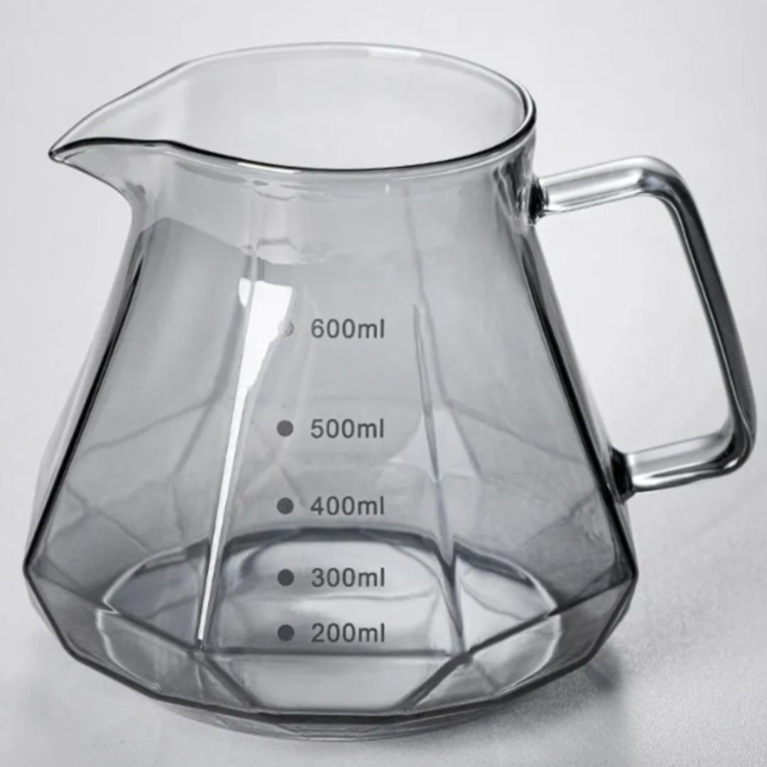 Jarra Server de Barismo Pro Diamante Humo 600ml para Métodos Filtrados