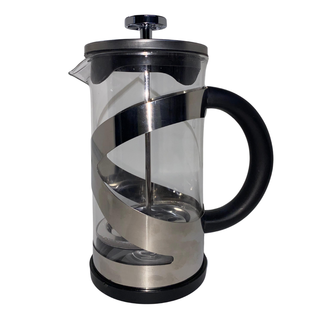 Prensa Francesa Acero Inoxidable, Base Plástica y Vidrio Borosilicato 600 ml
