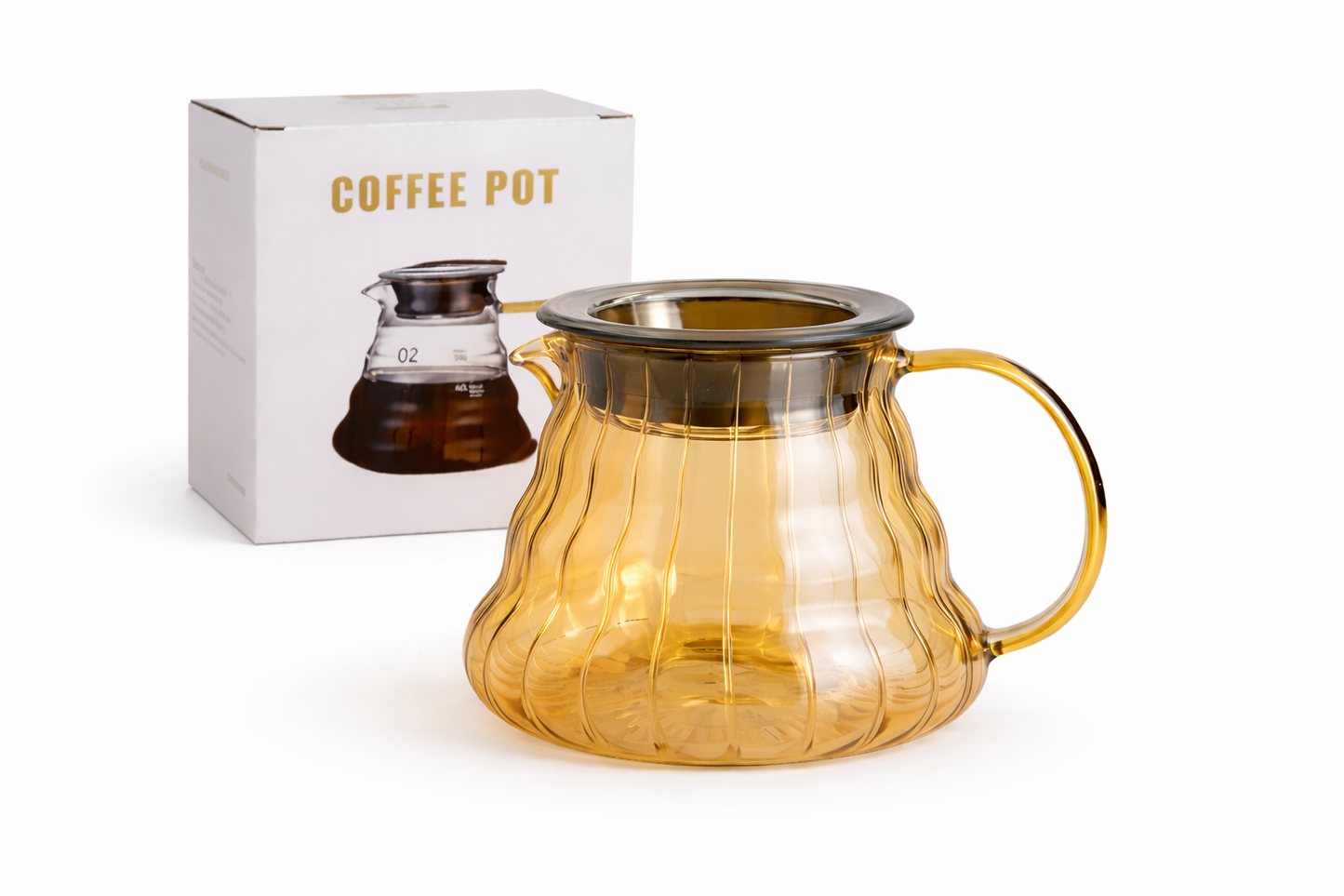 Server 02 Cafe Goteo Cristal Borosilicato Resistente