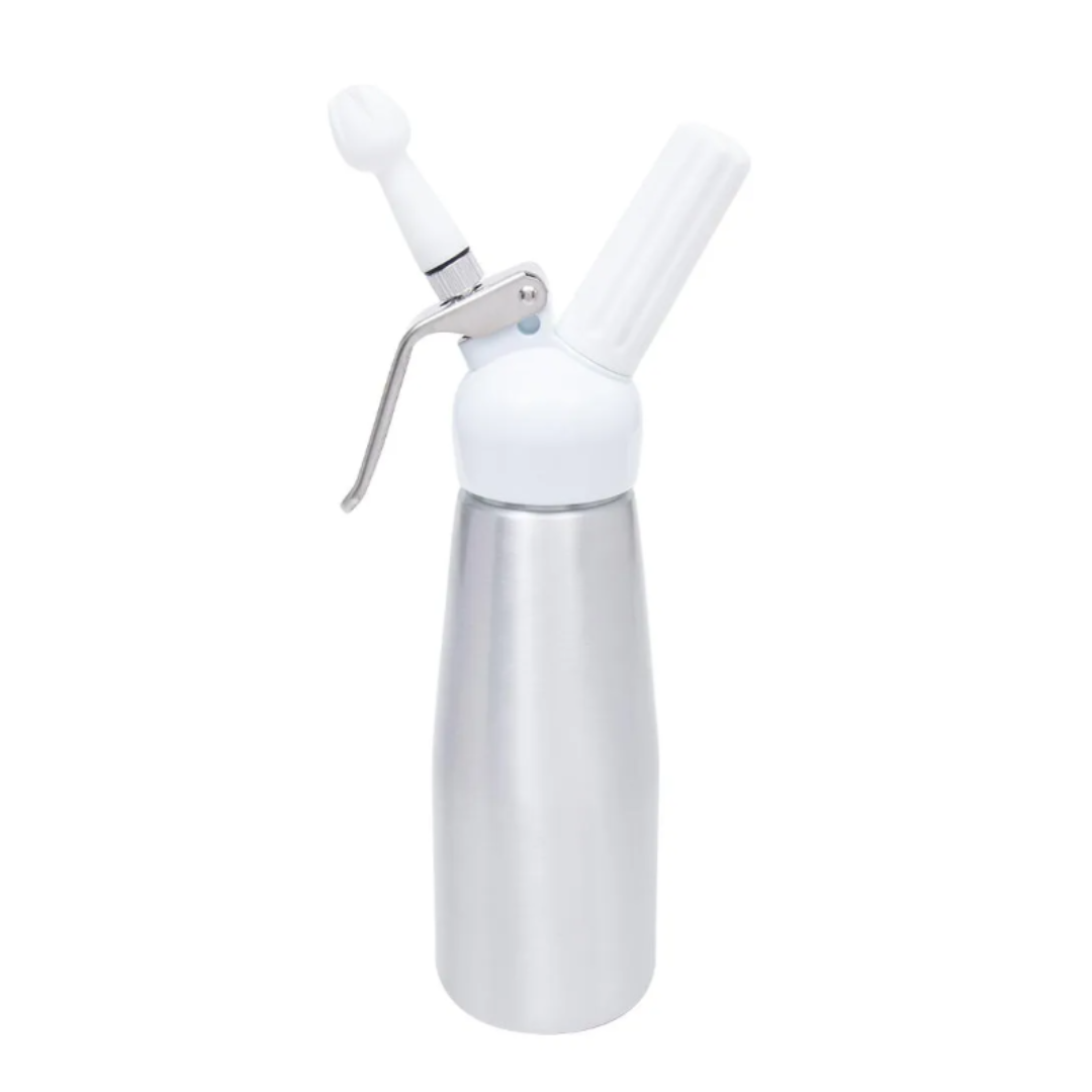Chantillera Dispensador Sifón 500 ml Incluye Cápsulas Cargadores para Crema Chantilly en Acero Inoxidable