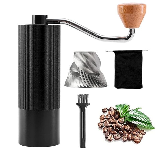 Molino Profesional Manual Muelas en Acero Inoxidable para Café