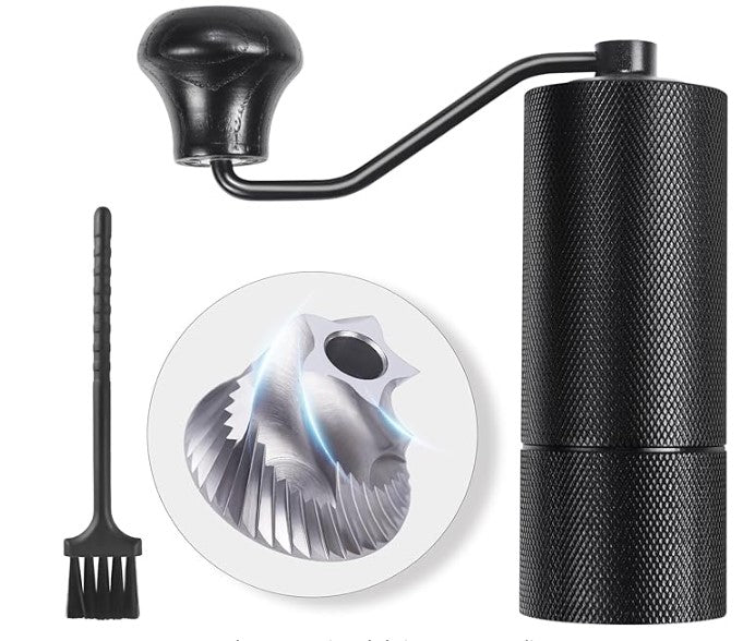 Kit Cafetera V60 + Server + Molino Profesional Ajustable Acero Inoxidable