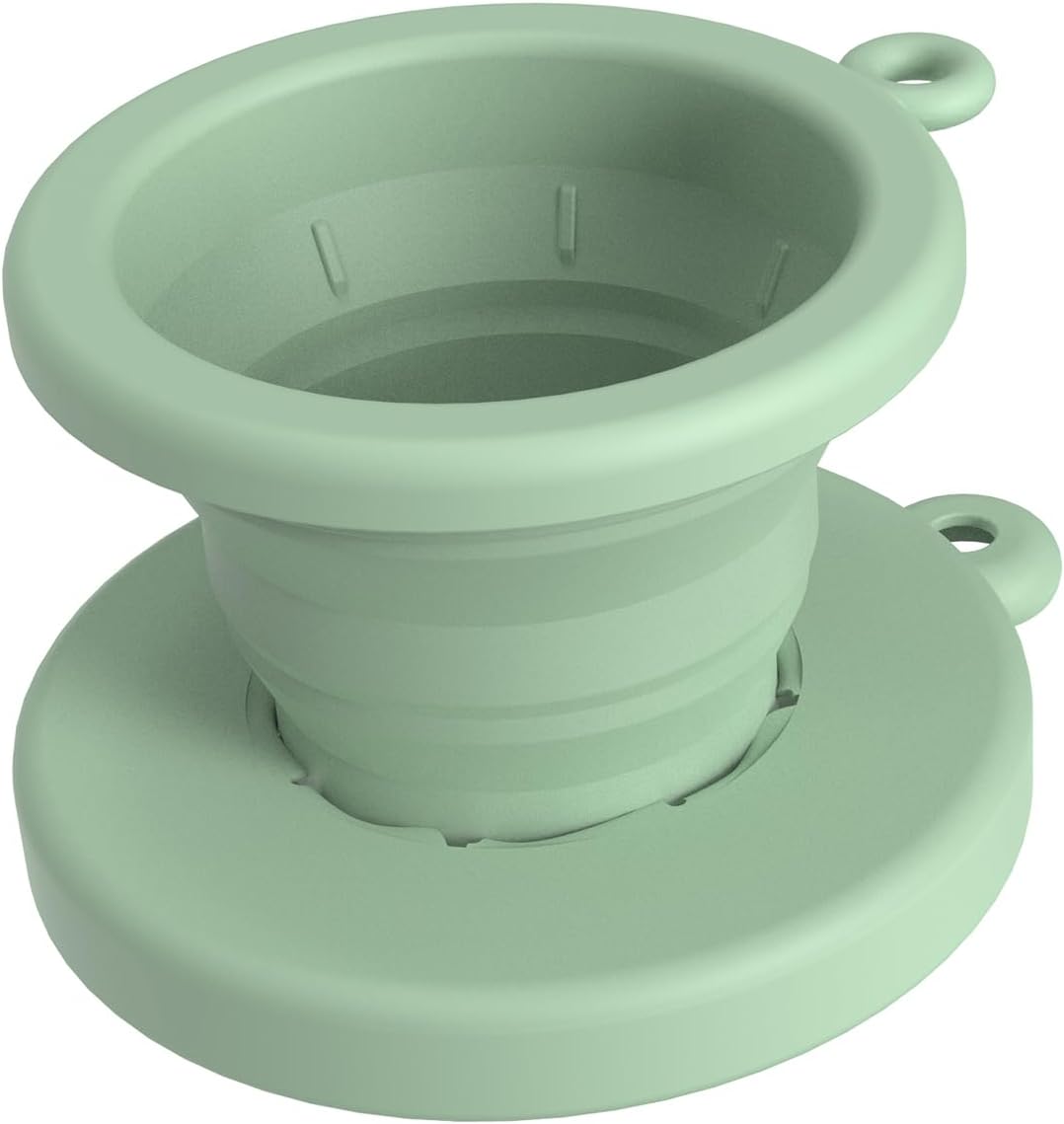 Kit Cafe V60 Tipo Origami Viajero Plegable con Server y Cuello de Cisne