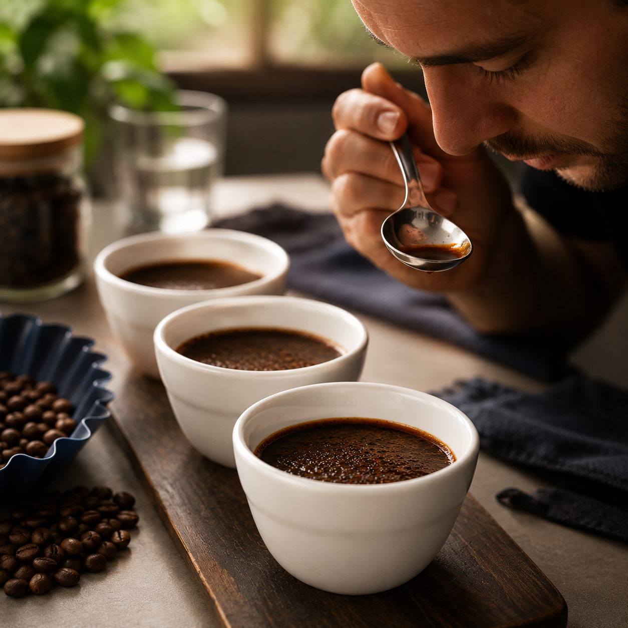 Pocillo Taza Catacion Cafe Material Ceramica Profesional para Triangulacion Cupping
