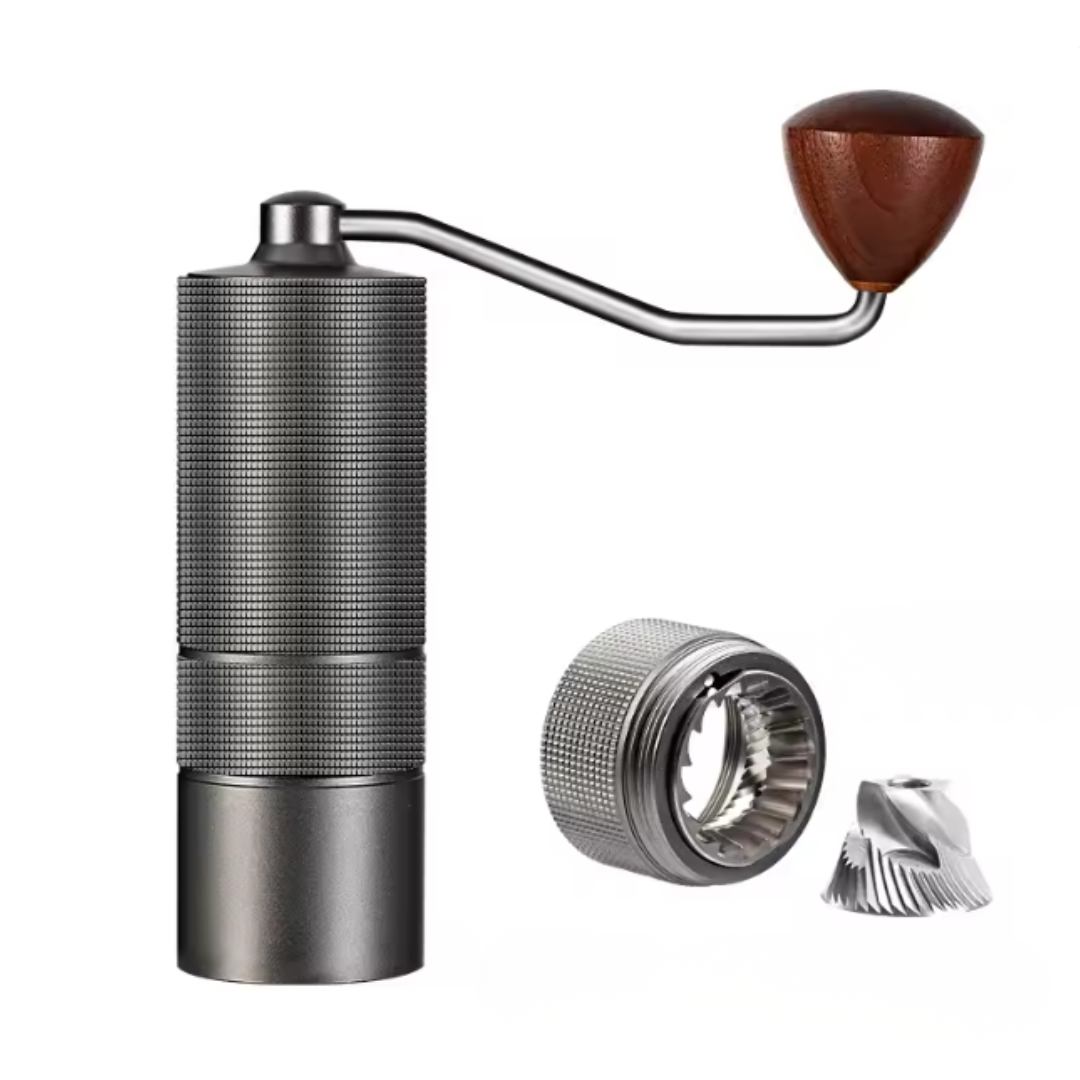 Moledor de Café Pro Acero Inoxidable Muelas Conicas Gris 30g