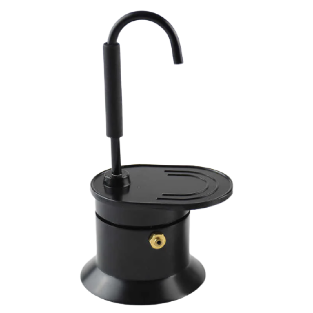 Cafetera Italiana Negra 1 Taza en Aluminio Espresso Machine