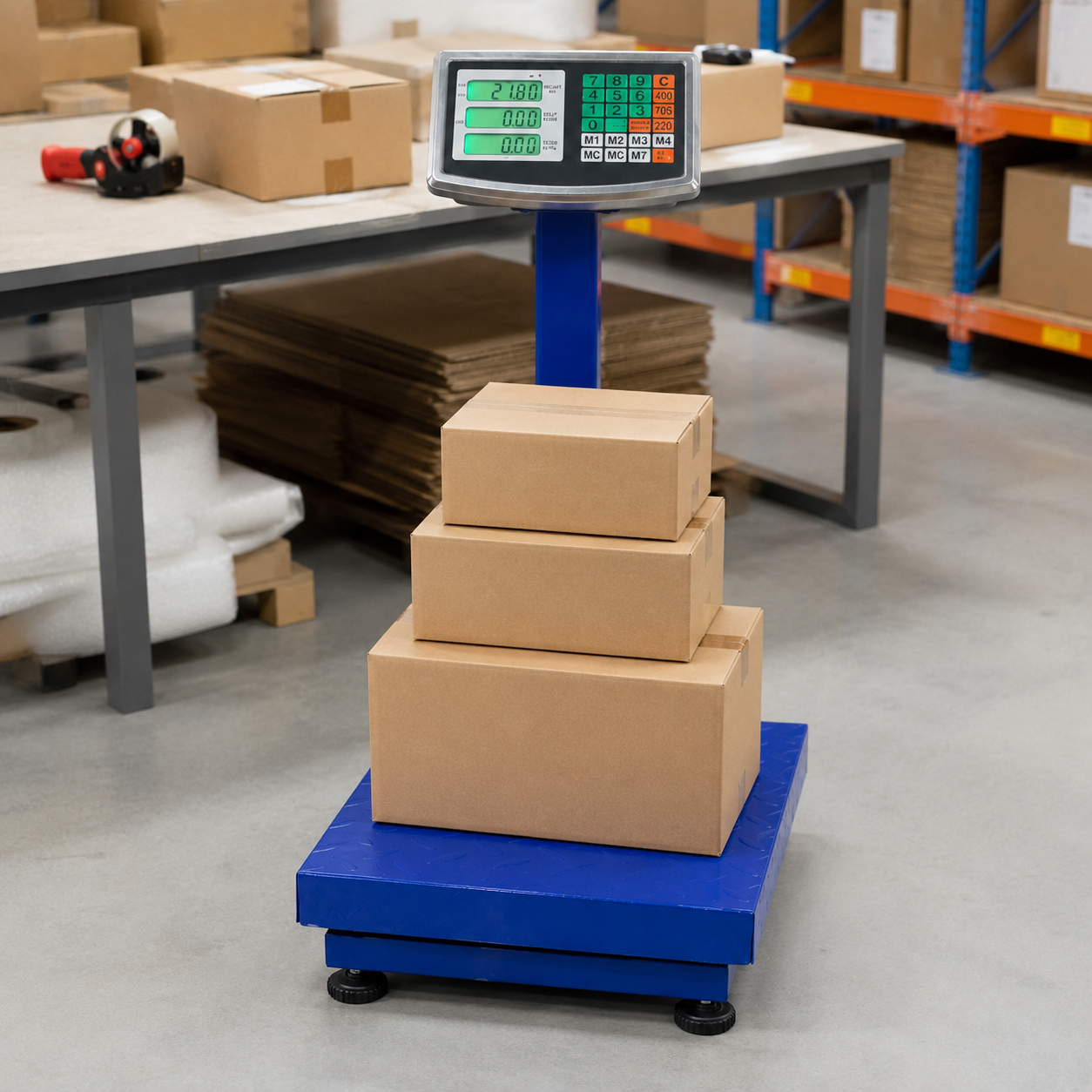 Báscula Digital Liquidadora de Plataforma 200 kg