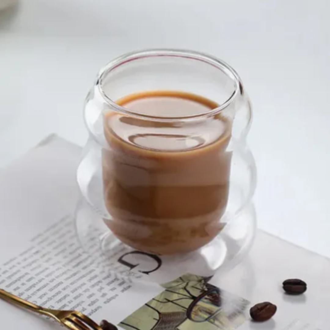 Taza Doble Pared Borosilicato 400ml