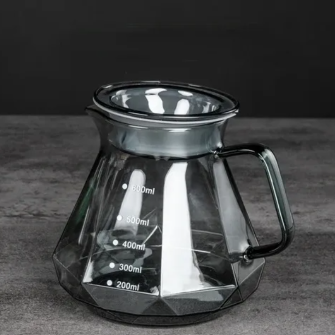 Jarra Server de Barismo Pro Diamante Humo 600ml para Métodos Filtrados