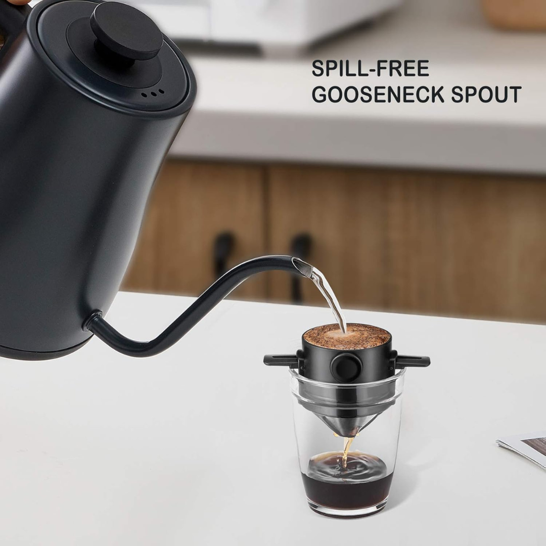 Stariver Hervidor Electrico Cuello De Cisne Azul Oscuro 1.2Lt