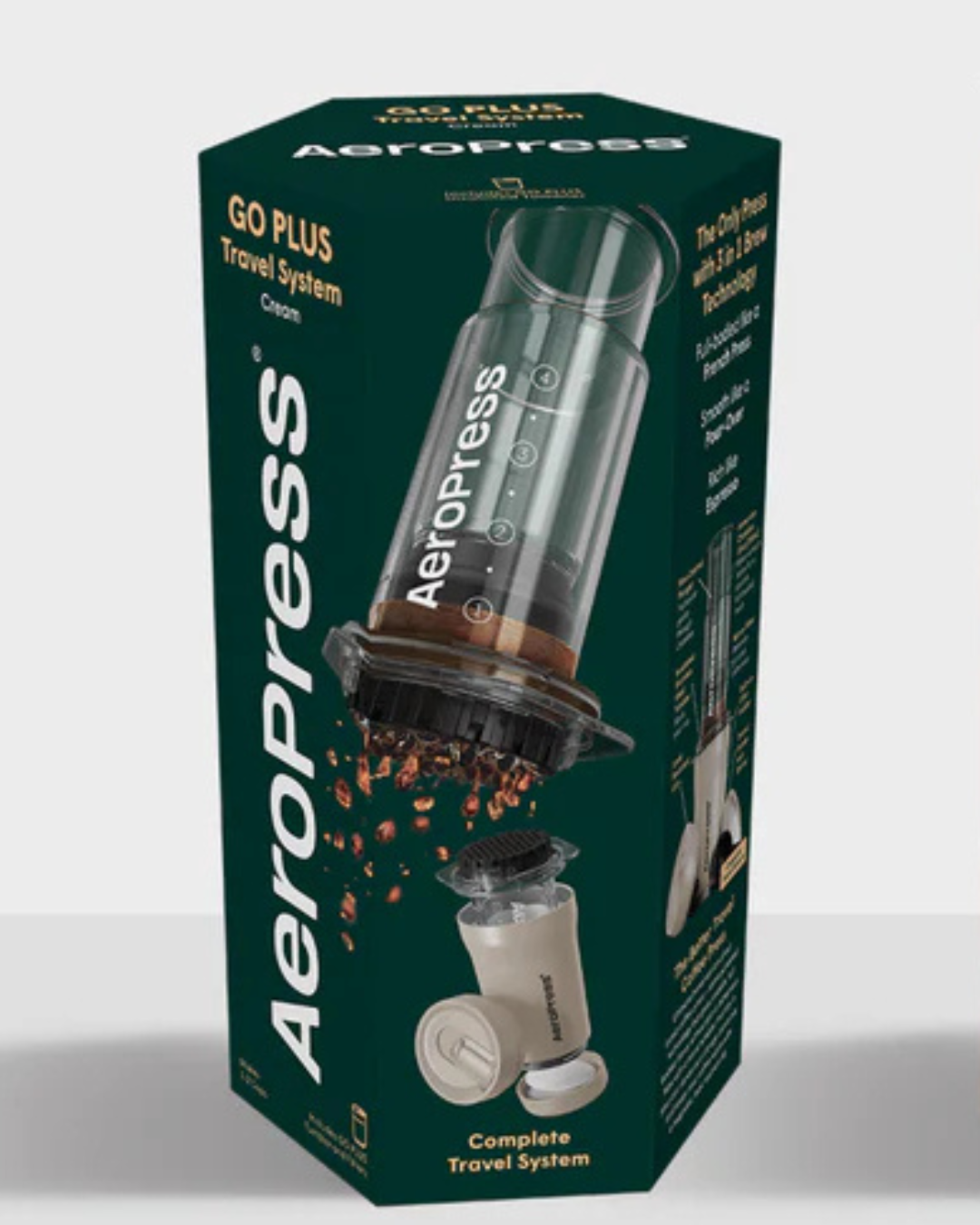 Cafetera AeroPress Go Plus Portatil para Camping Crema