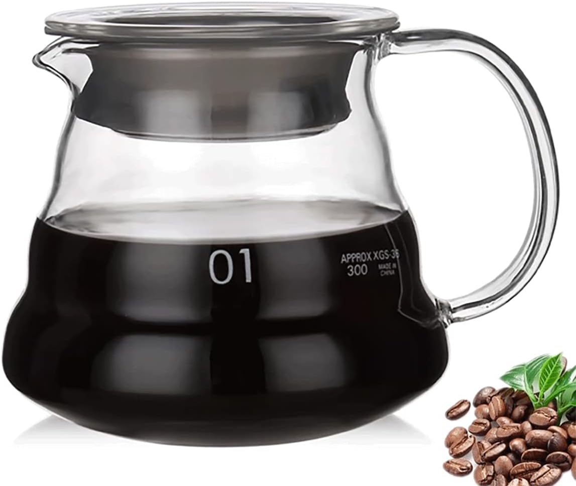 Kit Cafetero V60 | Metodo V60 Acrilico + Server #01 +Cuello de Cisne Negra 350ml + Cafe Insignia + Caja tipo Regalo