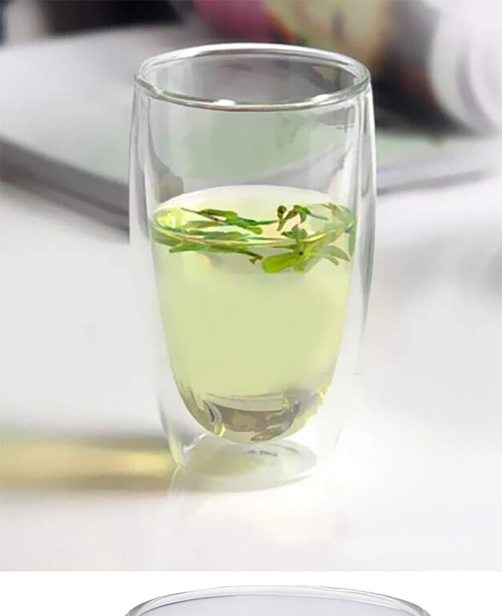 Vaso Largo Cristal Borosilicato 350 ml Doble Pared