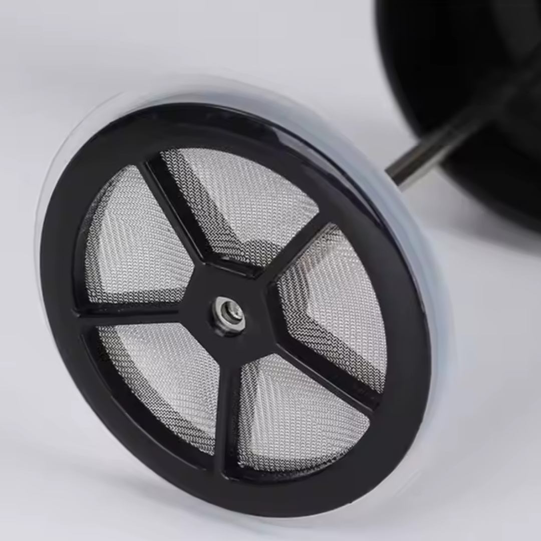 Termo Prensa Viajera Gris Metalico 350ml