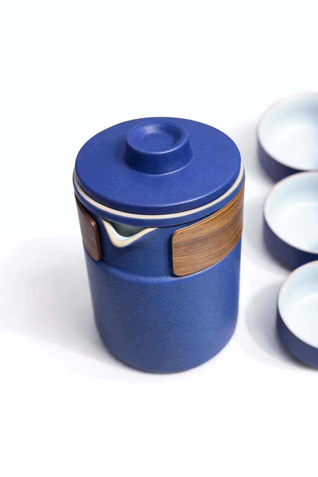 Kit Set Tetera Infusor Te Ceramico Viajero