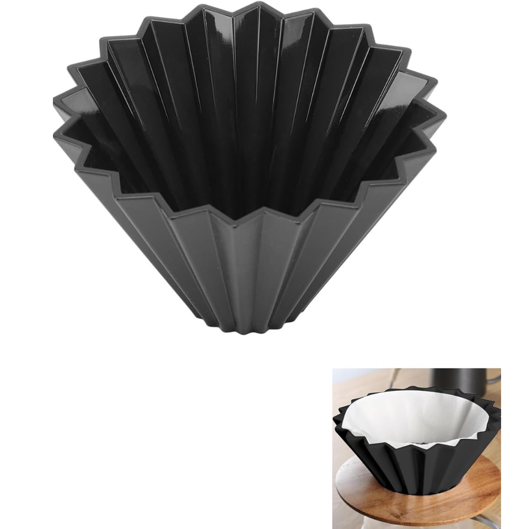 Combo Dripper Origami Negro #02 + Filtros x50