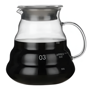Jarra Servidora de Café Cristal Borosilicato 800 ml