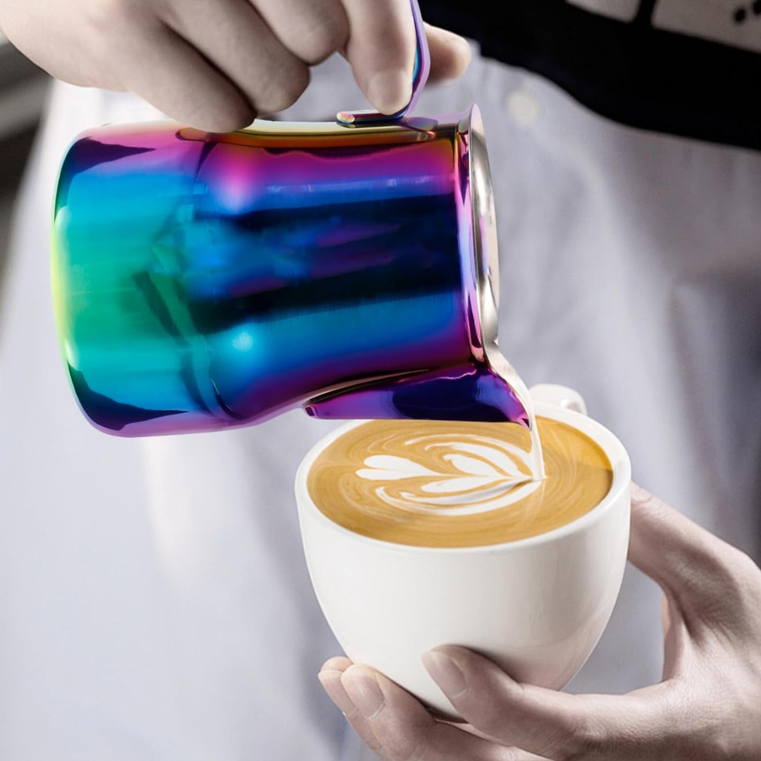 Jarra Profesional Arte Latte Tornazul Tipo Pitcher Pico Redondo 350ml / 500ml