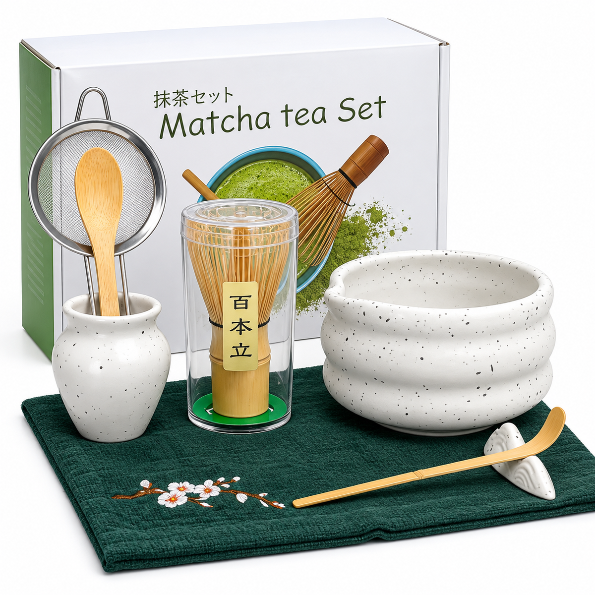 Set Completo para Te Matcha 8 Piezas