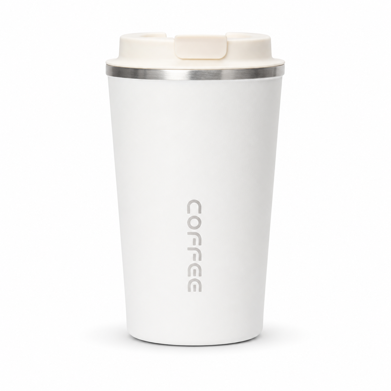 Vaso Termo Termico Compacto 380 ml Blanco para Cafe