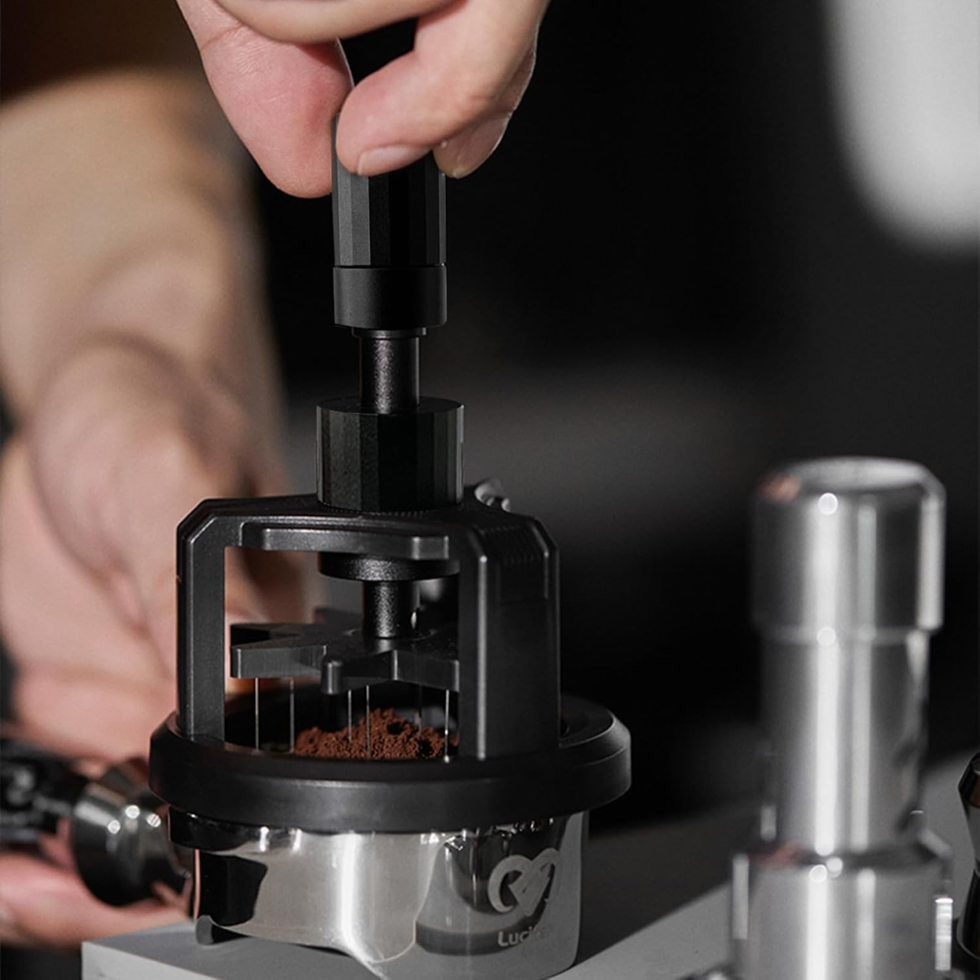 Distribuidor de Café para Espresso con Agujas Rotativas 58 mm