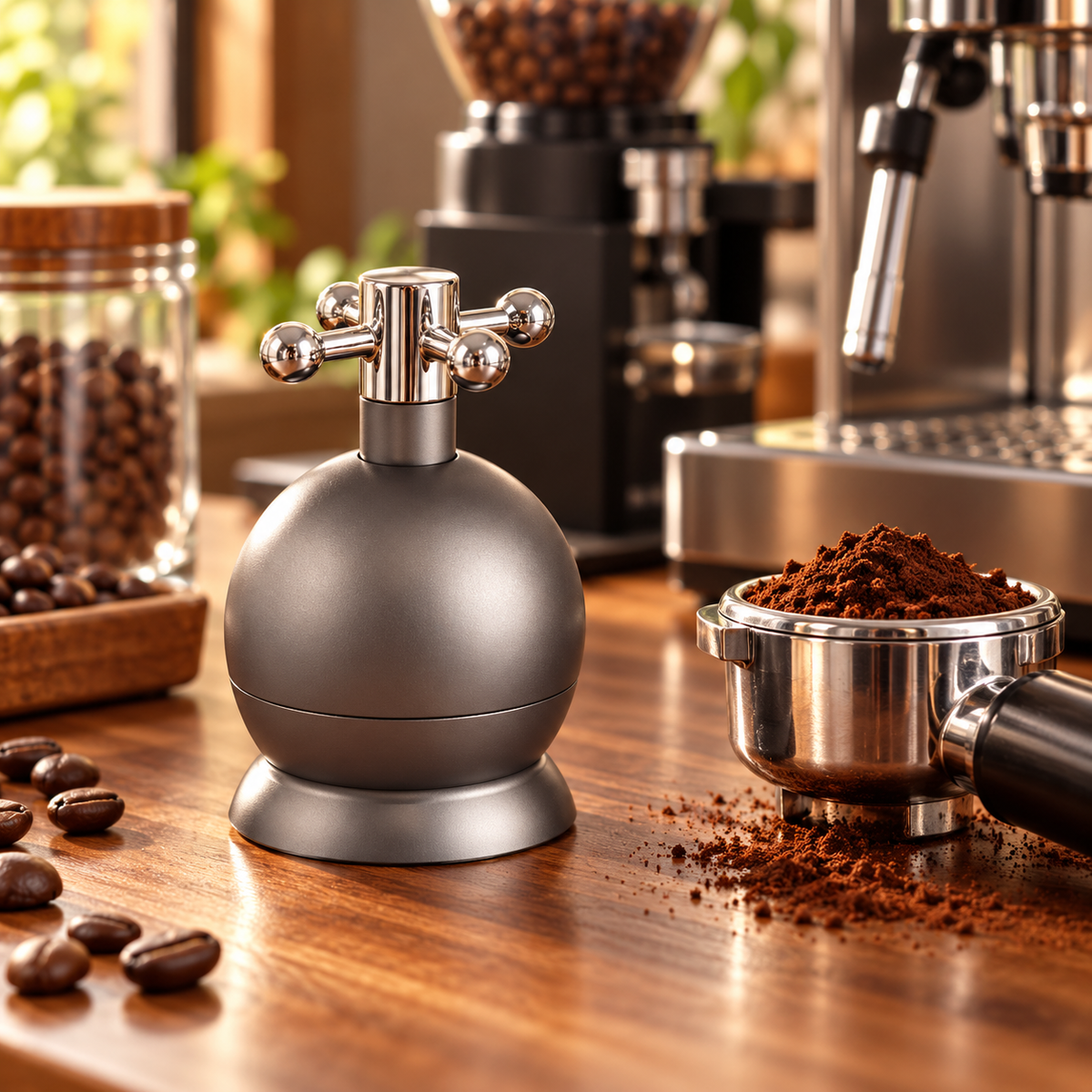 Distribuidor Nivelador de Cafe 58 mm para Espresso