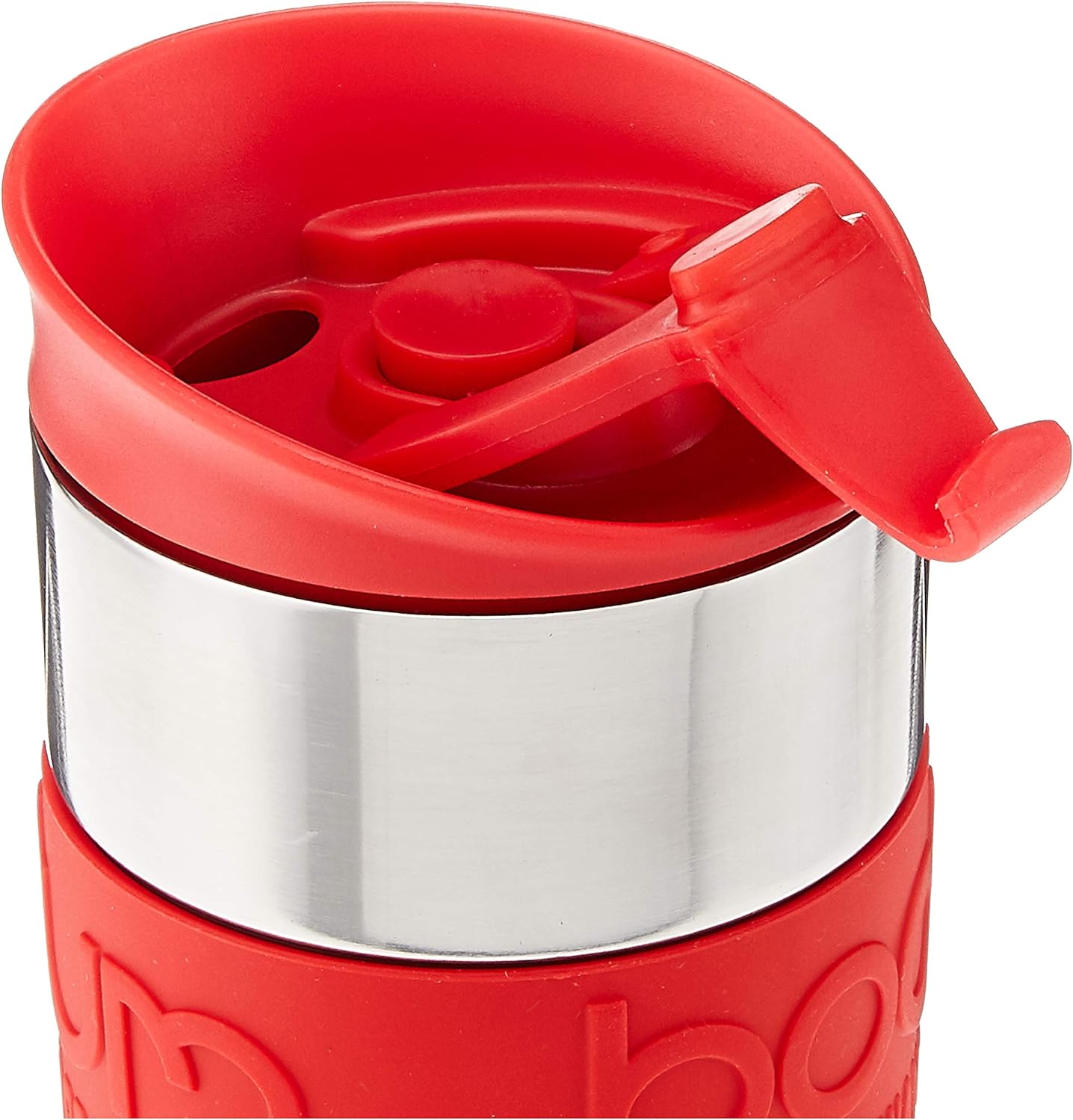 Termo Prensa Bodum Roja de Acero Inoxidable 450ml Práctica y Resistente