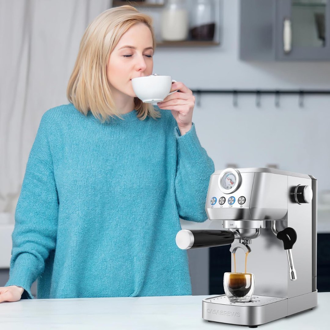 Máquina Espresso CASABREWS 3700 20 bares 58mm