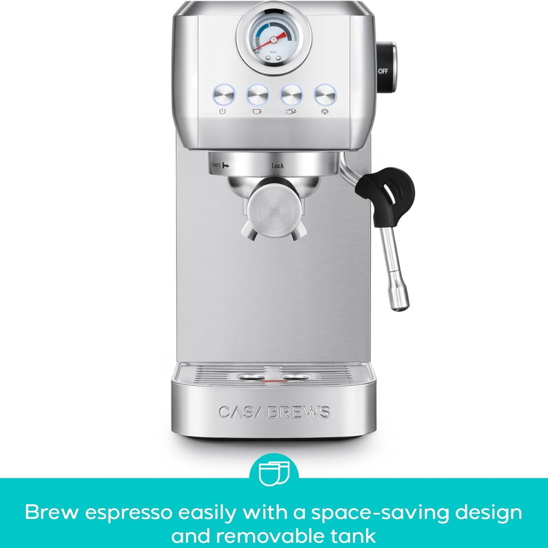 Máquina Espresso CASABREWS 3700 20 bares 58mm