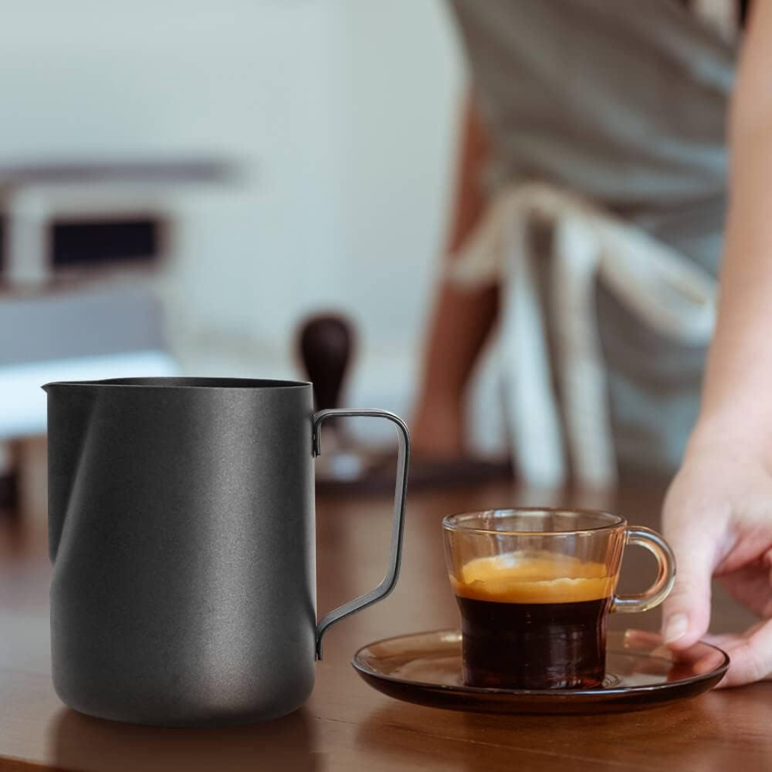 Jarra Cremadora Negro Mate Arte Latte / 350ml / 600m / 1000ml