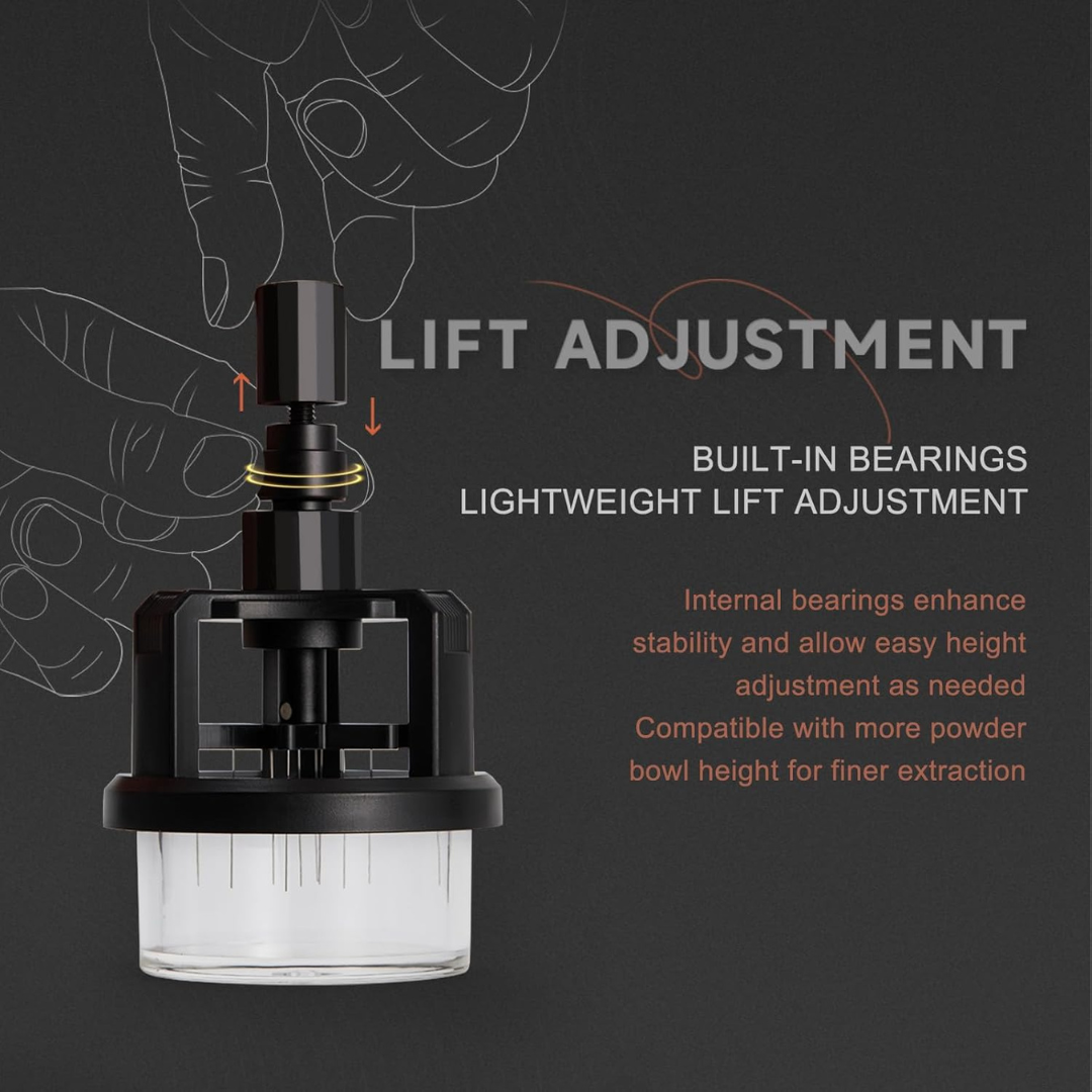 Distribuidor de Café para Espresso con Agujas Rotativas 58 mm