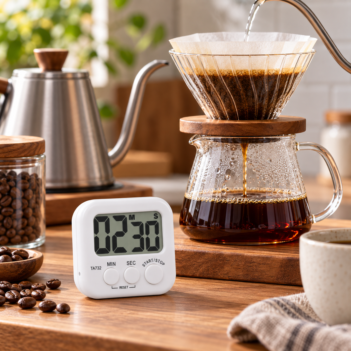 Cronometro Digital para Cafe y Cocina