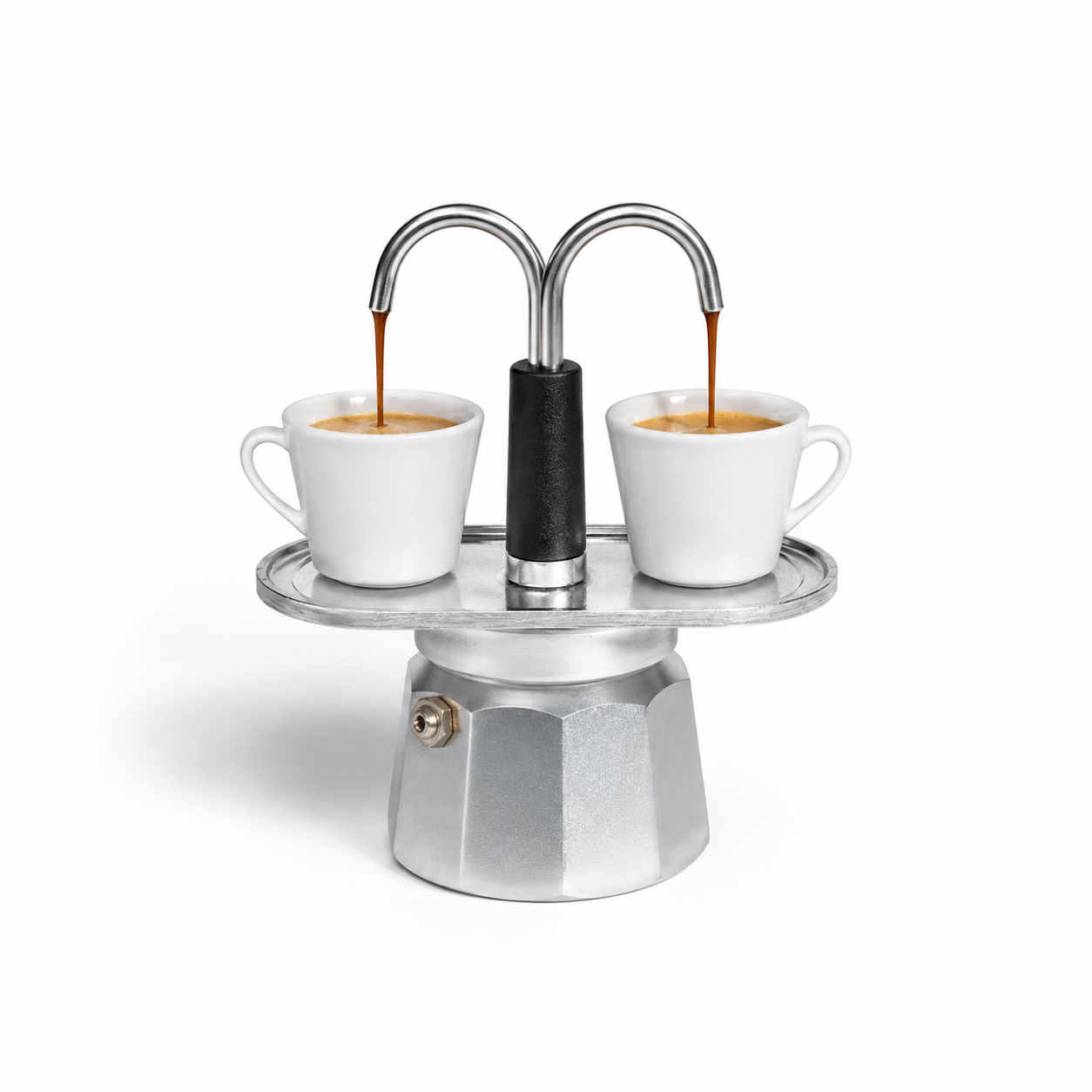Cafetera Italiana Moka Mini Express 2 Tazas en Aluminio